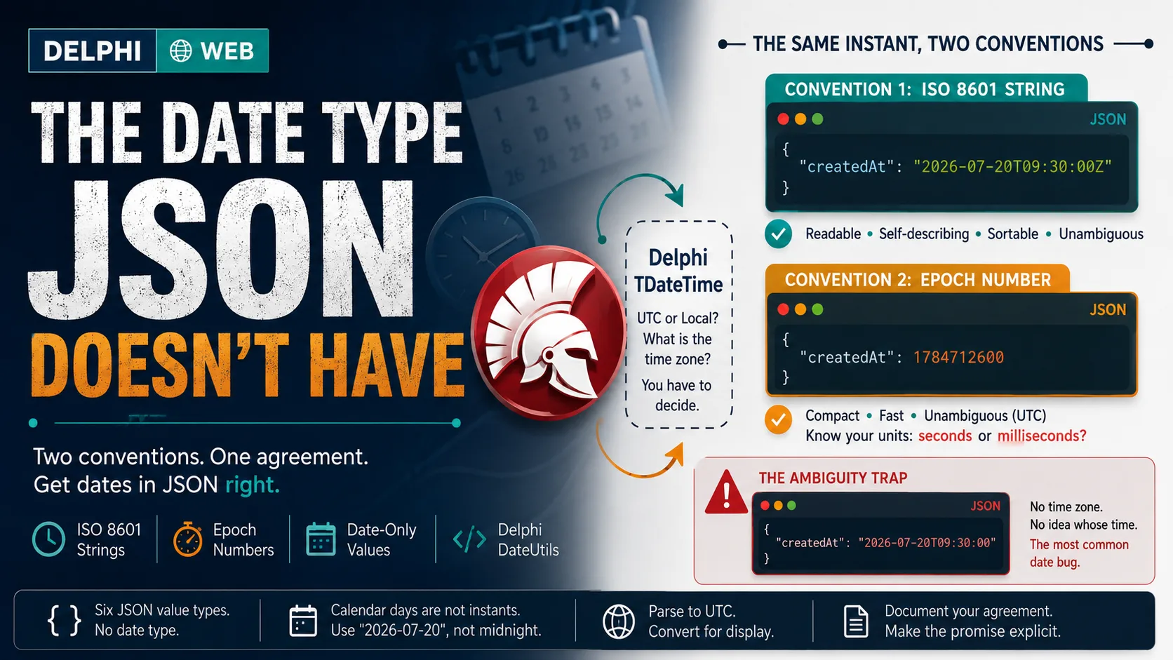 The Date Type JSON Doesn't Have