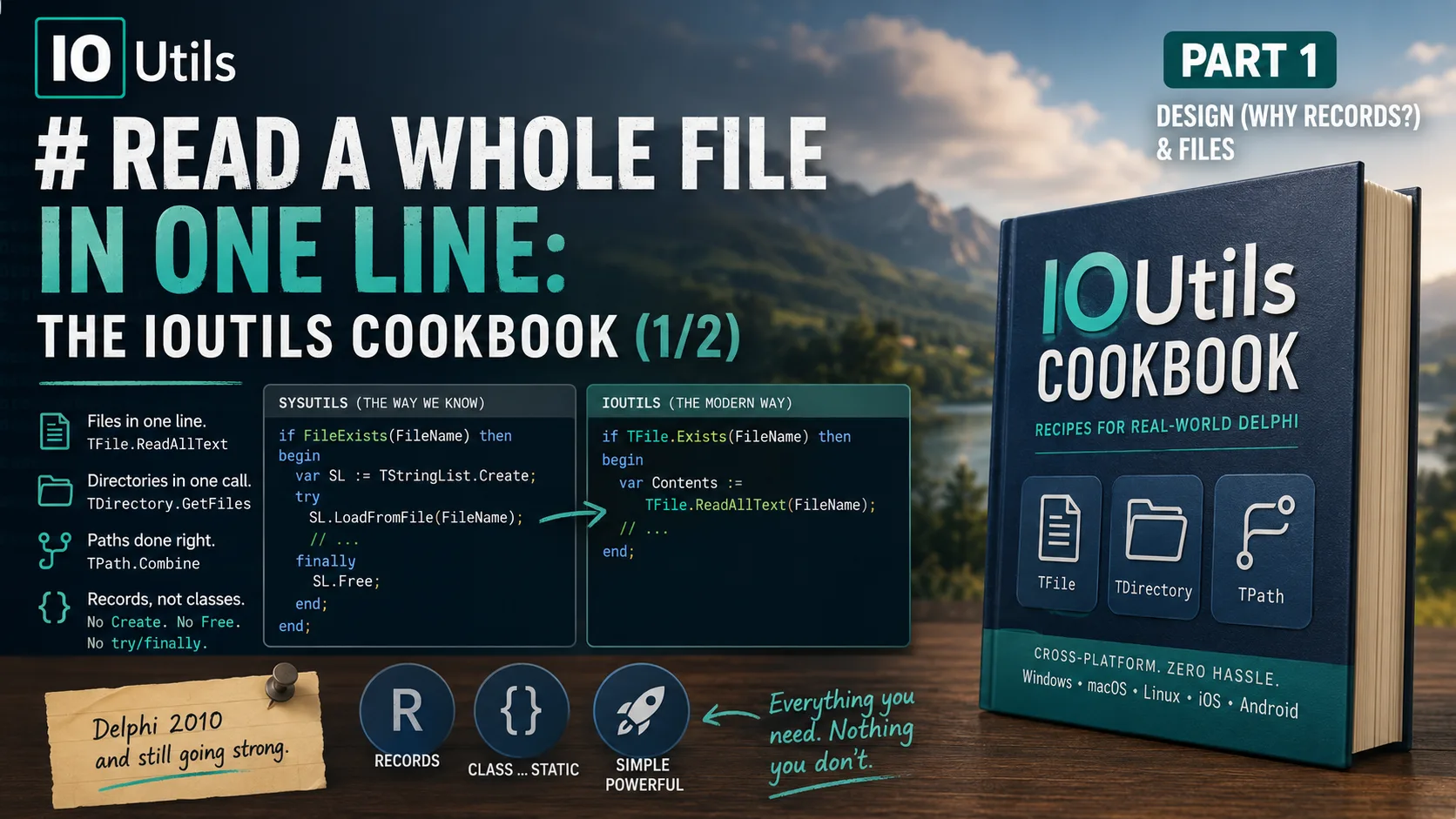 Read a Whole File in One Line: The IOUtils Cookbook (1/2)