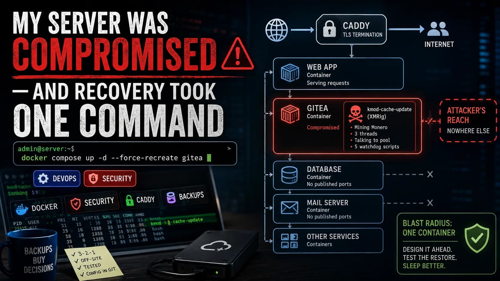 My Server Was Compromised — and Recovery Took One Command